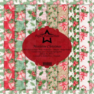 Dixi Craft Designpapier Paper Pack - Mistletoe Christmas